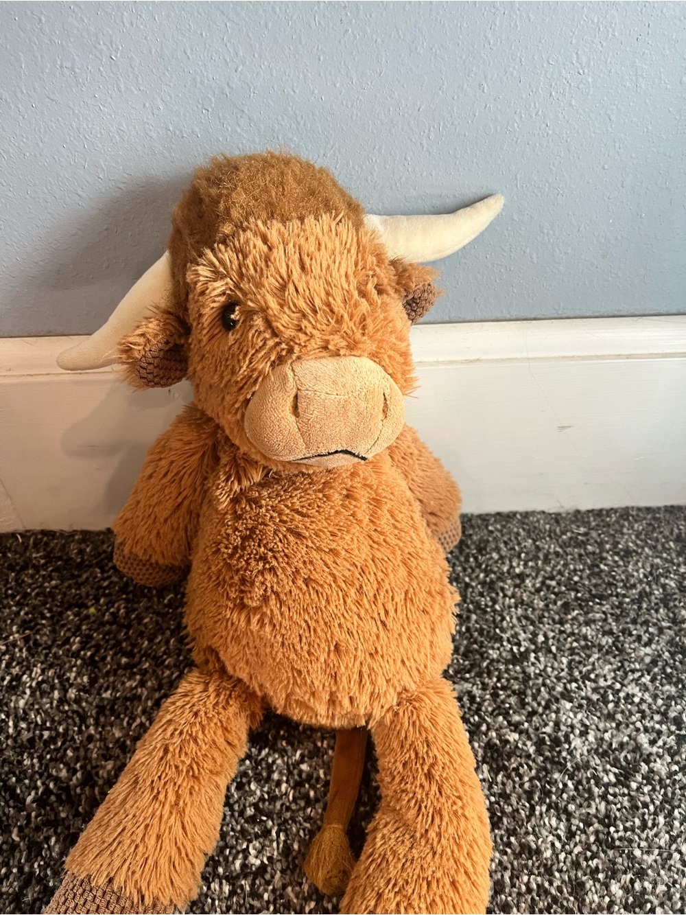 Scentsy Plush Buddy Highland Cow - Tan and Cream Accents